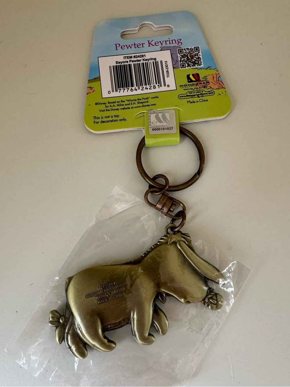 Disney Winnie the Pooh & Friends Eeyore Keychain